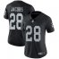 Nike Las Vegas Raiders #28 Josh Jacobs Black Team Color Womens Stitched NFL Vapor Untouchable Limited Jersey