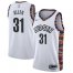 Mens Nike Brooklyn Nets #31 Jarrett Allen White Basketball Swingman City Edition 2019 20 Jersey