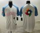 Mens Mexico Baseball Big Logo 2023 White Blue World Classic Stitched Jersey