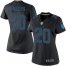 Nike Detroit Lions #20 Barry Sanders Black Impact Womens Stitched NFL Limited Jersey