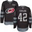 Adidas Carolina Hurricanes #42 Gustav Forsling Black 1917-2017 100th Anniversary Stitched NHL Jersey