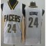 Indiana Pacers 24 Paul George White Revolution 30 NBA Jerseys Cheap