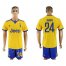 Juventus #24 Rugani Away Soccer Club Jersey