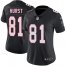 Nike Atlanta Falcons #81 Hayden Hurst Black Alternate Womens Stitched NFL Vapor Untouchable Limited Jersey