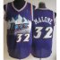 Utah Jazz 32 Karl Malone Purple Mitchell and Ness Revolution 30 NBA Jerseys Cheap