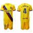 Barcelona #4 I.Rakitic Away Soccer Club Jersey
