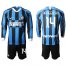Inter Milan #14 Nainggolan Home Long Sleeves Soccer Club Jersey