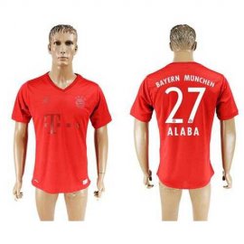 Bayern Munchen #27 Alaba Marine Environmental Protection Home Soccer Club Jersey