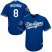 Los Angeles Dodgers #8 Manny Machado Blue Cool Base 2018 World Series Stitched Youth MLB Jersey