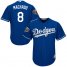 Los Angeles Dodgers #8 Manny Machado Blue Cool Base 2018 World Series Stitched Youth MLB Jersey
