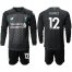 Liverpool #12 Gomez Third Long Sleeves Soccer Club Jersey