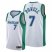 Dallas Dallas Mavericks #7 Dwight Powell Womens 2021-22 City Edition White NBA Jersey Womens