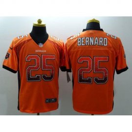 Nike Cincinnati Bengals #25 Giovani Bernard Orange Alternate Mens Stitched NFL Elite Drift Fashion Jersey