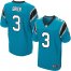 Nike Carolina Panthers #3 Will Grier Blue Alternate Mens Stitched NFL New Elite Jersey