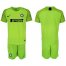 Inter Milan Blank Shiny Green Goalkeeper Soccer Club Jersey