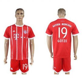 Bayern Munchen #19 Gotze Home Soccer Club Jersey