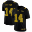 Denver Broncos #14 Courtland Sutton Mens Nike Leopard Print Fashion Vapor Limited NFL Jersey Black