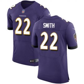 Nike Baltimore Ravens #22 Jimmy Smith Purple Team Color Mens Stitched NFL Vapor Untouchable Elite Jersey