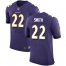 Nike Baltimore Ravens #22 Jimmy Smith Purple Team Color Mens Stitched NFL Vapor Untouchable Elite Jersey