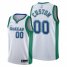 Dallas Mavericks Custom Mens 2021-22 City Edition White NBA Jersey