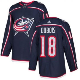 Adidas Columbus Blue Jackets #18 Pierre-Luc Dubois Navy Blue Home Authentic Stitched NHL Jersey