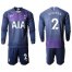 Tottenham Hotspur #2 Walker Away Long Sleeves Soccer Club Jersey
