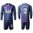 Tottenham Hotspur #2 Walker Away Long Sleeves Soccer Club Jersey