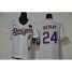 Los Angeles Dodgers #8 #24 Kobe Bryant Youth Nike White Purple No. Cool Base 2020 KB Patch MLB Jersey