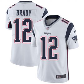 Nike New England Patriots #12 Tom Brady White Youth Stitched NFL Vapor Untouchable Limited Jersey