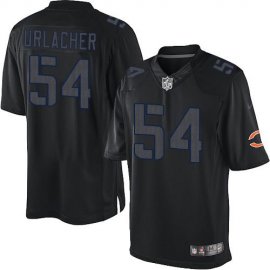 Nike Chicago Bears #54 Brian Urlacher Black Mens Stitched NFL Impact Limited Jersey