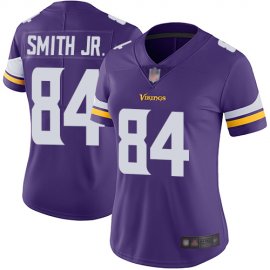 Nike Minnesota Vikings #84 Irv Smith Jr. Purple Team Color Womens Stitched NFL Vapor Untouchable Limited Jersey