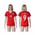 Womens England #9 Kane Away Soccer Country Jersey