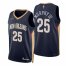 Nike New Orleans Pelicans #25 Trey Murphy III Navy Mens 2021-22 NBA 75th Anniversary Diamond Swingman Jersey – Icon Edition Mens