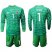 Germany #1 Neuer Green Goalkeeper Long Sleeves Soccer Country Jersey