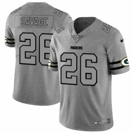 Green Bay Packers #26 Darnell Savage Jr. Mens Nike Gray Gridiron II Vapor Untouchable Limited NFL Jersey