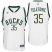 Milwaukee Bucks #35 Mirza Teletovic Home White New Swingman Jersey