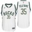 Milwaukee Bucks #35 Mirza Teletovic Home White New Swingman Jersey