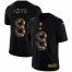 New York New York Giants #8 Daniel Jones Mens Black Nike Flocked Lightning Vapor Limited NFL Jersey