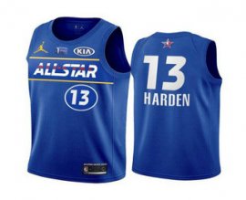 Mens 2021 All-Star #13 James Harden Blue Eastern Conference Stitched NBA Jersey