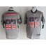 Nike New England Patriots #87 Rob Gronkowski Grey Mens Stitched NFL Elite USA Flag Fashion Jersey