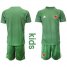 Colombia Blank Army Green Goalkeeper Kid Soccer Country Jersey