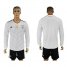 Germany Blank White Home Long Sleeves Soccer Country Jersey