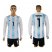 Argentina #1 Romero Home Long Sleeves Soccer Country Jersey