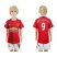 Manchester United #9 Ibrahimovic Home Kid Soccer Club Jersey