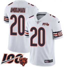 Nike Chicago Bears #20 Prince Amukamara White Youth 100th Season Stitched NFL Vapor Untouchable Limited Jersey