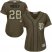 San Francisco Giants #28 Buster Posey Green Salute to Service Womens Stitched MLB Jersey