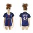 Womens Paris Saint-Germain #32 David Luiz Home Soccer Club Jersey