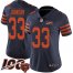 Nike Chicago Bears #33 Jaylon Johnson Navy Blue Alternate Womens Stitched NFL 100th Season Vapor Untouchable Limited Jersey