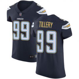 Nike Los Angeles Chargers #99 Jerry Tillery Navy Blue Team Color Mens Stitched NFL Vapor Untouchable Elite Jersey