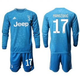 Juventus #17 Mandzukic Third Long Sleeves Soccer Club Jersey